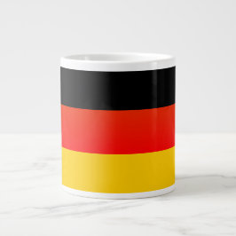 Caneca De Café Grande Deutsche Flagge ou German Flag