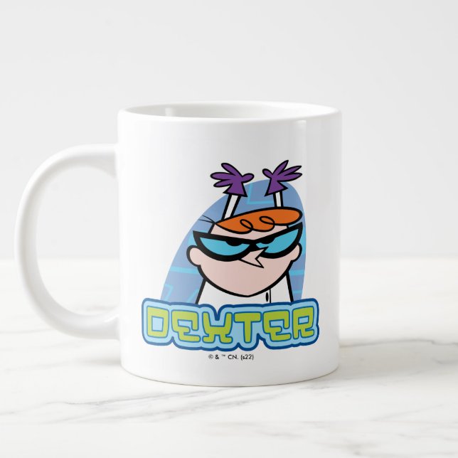 Caneca De Café Grande Dexter Character Name Graphic (Esquerda)