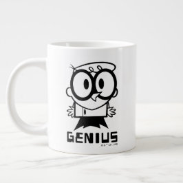 Caneca De Café Grande Dexter "Genius" - Gráfico de Contorno