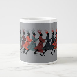 Caneca De Café Grande Dez Lordes Um Estilo De Estilo De Corta Cortado 1