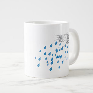 Caneca De Café Grande Dia da Chuva - 20 oz - Café Mug