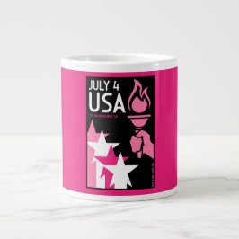 Caneca De Café Grande Dia da Independência gay