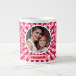 Caneca De Café Grande Dia de as mães de Fotografia Personalizada da Melh