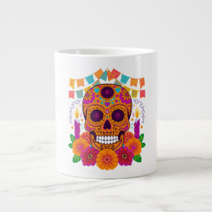 Caneca De Café Grande Dia de los Muertos