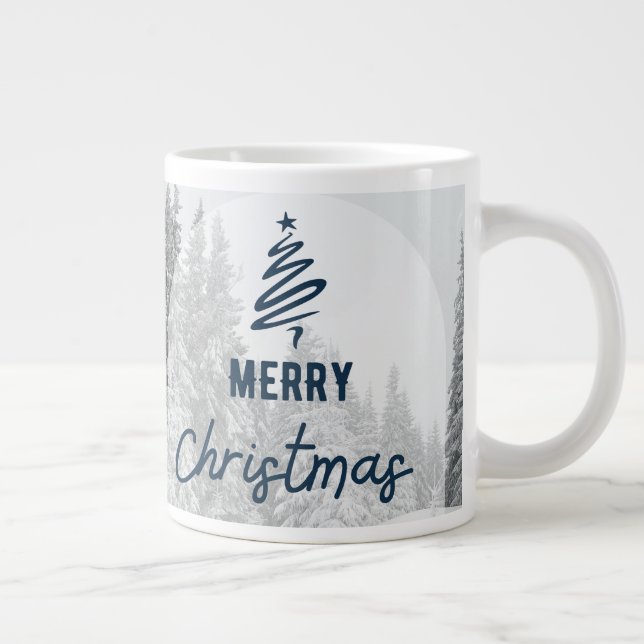 CANECA DE CAFÉ GRANDE DIA DE NATAL DE FELIZ (Direita)