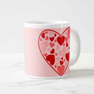 CANECA DE CAFÉ GRANDE DIA DE OS NAMORADOS JUMBO MUGS - MELHORES PRESENTE