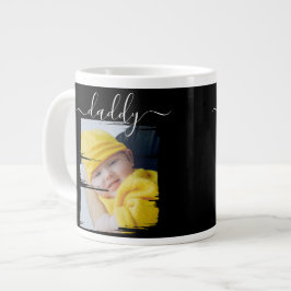 Caneca De Café Grande Dia de os pais Personalizado de Foto