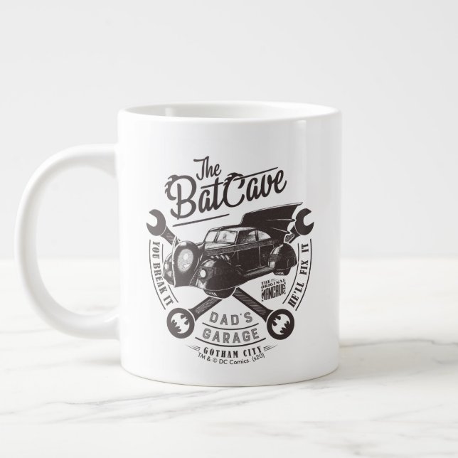 Caneca De Café Grande Dia de os pais | Se Quebrar, Ele Consertará (Esquerda)