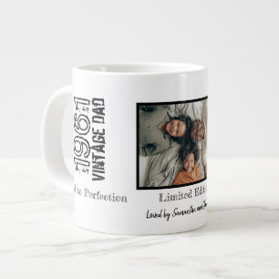 Caneca De Café Grande Dia de os pais Vintage Limited Edition Ano Foto Gi