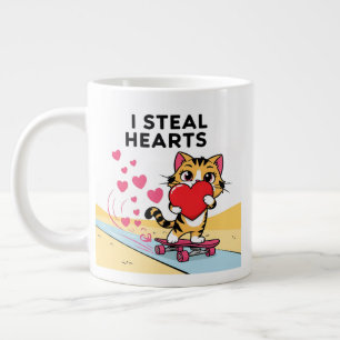 Caneca De Café Grande Dia do Namorados Engraçado para Casais e Amigos