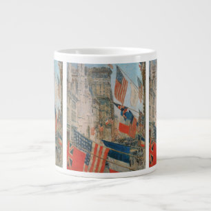 Caneca De Café Grande Dia dos Aliados, Maio de 1917 por Childe Hassam, A