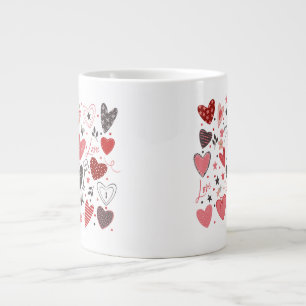 Caneca De Café Grande Dia dos Namorados