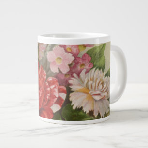 Caneca De Café Grande Dia dos Namorados Antigo, L. Prang & Co., 1882