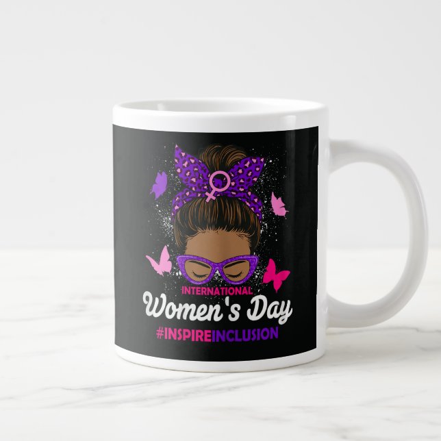 Caneca De Café Grande Dia Internacional da Mulher (Direita)