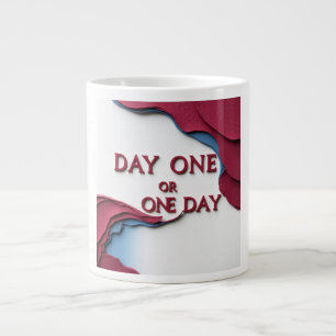 Caneca De Café Grande Dia Um ou Um Dia