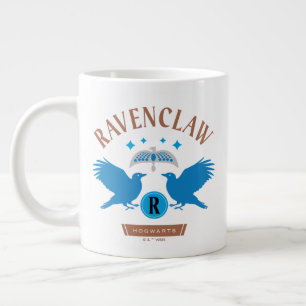 Caneca De Café Grande Diadema Águia Dupla da Casa RAVENCLAW™ Gráfica