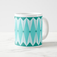 Diamantes geométricos & Starbursts Jumbo Mug