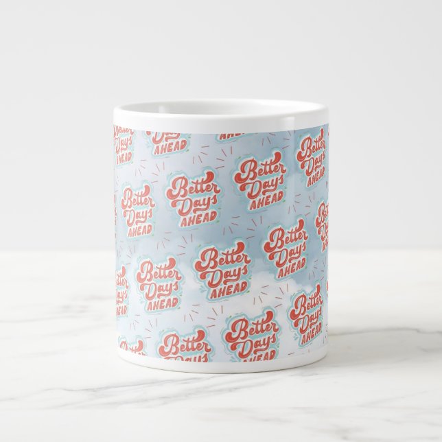 Caneca De Café Grande Dias Melhores (Frente)