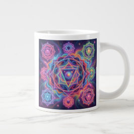 Caneca De Café Grande Die 7 Chakren´10