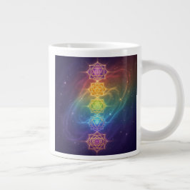 Caneca De Café Grande Die 7 Chakren´11