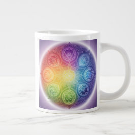 Caneca De Café Grande Die 7 Chakren´9