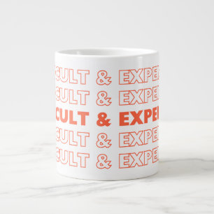 CANECA DE CAFÉ GRANDE DIFÍCIL E CARO EXTRA GRANDE MUG PARA CAFÉ