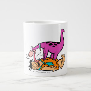 Caneca De Café Grande Dino Licking Fred Flintstone