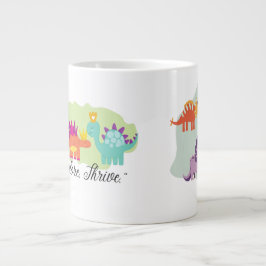 Caneca De Café Grande Dinossauro