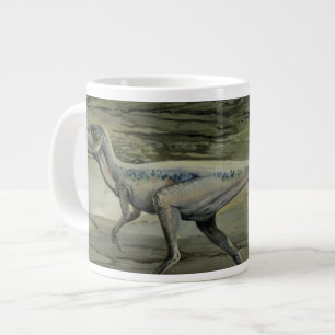 Caneca De Café Grande Dinossauros Antigos, um Hypsilophodon do Cretáceo