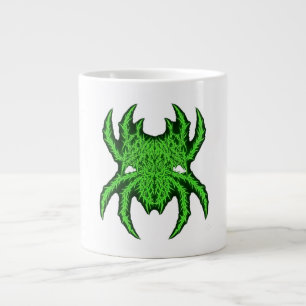 Caneca De Café Grande Disciplina Aranha Verde Ginásio Musculação Arte