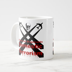 Caneca De Café Grande Dispersantes Químicos são Terrorismo Doméstico