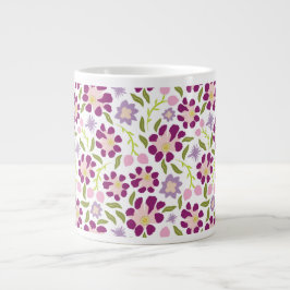 Caneca De Café Grande Ditsy floral