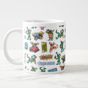 Caneca De Café Grande Diversão com Adesivos Gremlins™ Padrão