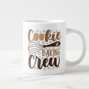 Caneca De Café Grande Diversão Cookie Baking Crew Design