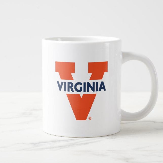 Caneca De Café Grande Divisão V da Virgínia (Direita)