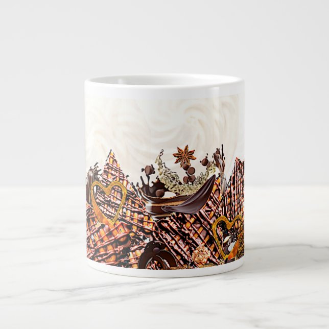 CANECA DE CAFÉ GRANDE DOCE DIA DO SOL! :) (Frente)