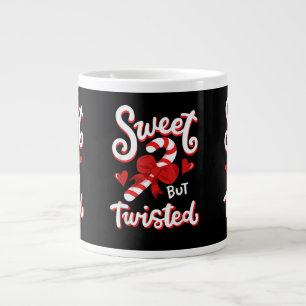 Caneca De Café Grande Doce Mas Engraçado Natal Cana De Açúcar Natal Papa