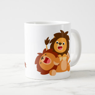 Caneca De Café Grande Dois Bons Leões Jumbo Mug