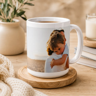 Caneca De Café Grande Dois Minimalistas de fotos