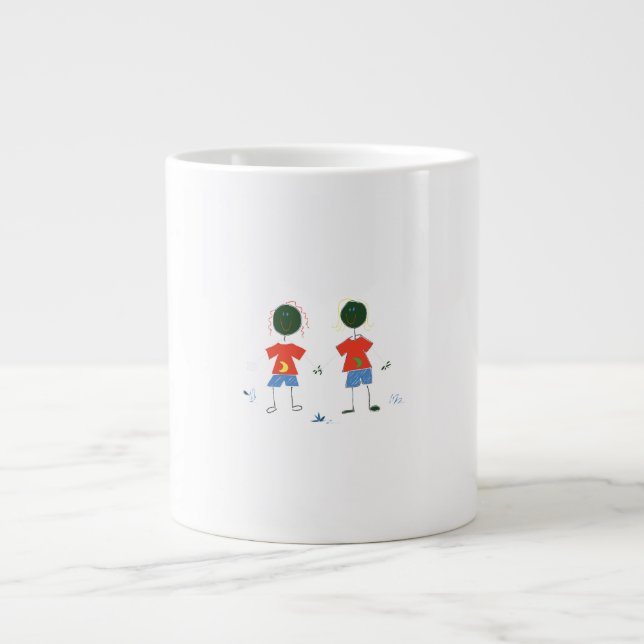 CANECA DE CAFÉ GRANDE DOIS NÚMEROS. (Frente)