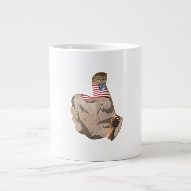 CANECA DE CAFÉ GRANDE DONALD THUMB UP (Frente)