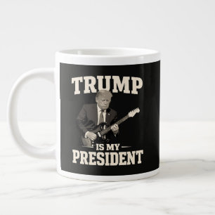 Caneca De Café Grande Donald Trump É Meu Presidente