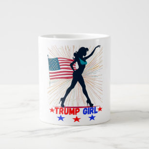 CANECA DE CAFÉ GRANDE DONALD TRUMP GIRL