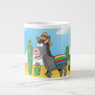 Caneca De Café Grande Donkey mexicano