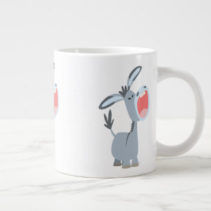 Caneca De Café Grande Donkey, uma Bela Cantora