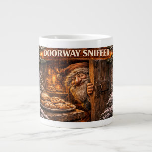 Caneca De Café Grande Doorway Sniffer Islandês Yule Lad
