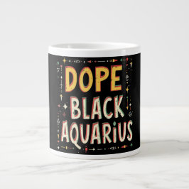 Caneca De Café Grande Dope Black Aquarius