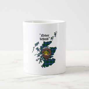 Caneca De Café Grande Douglas Clan Crachá Jumbo Mug
