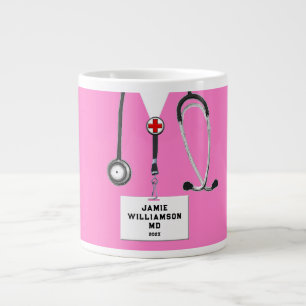 Caneca De Café Grande Dr. Pink Scrubs Gift