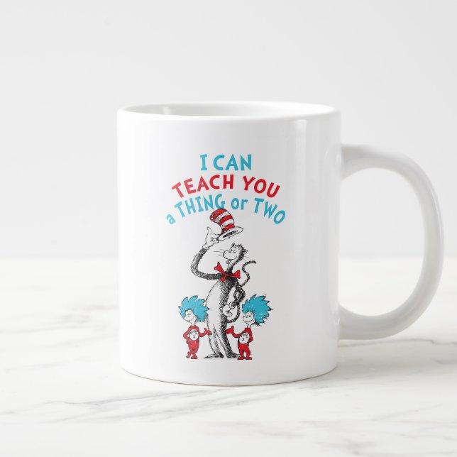 Caneca De Café Grande Dr. Seuss | Professor Eu Sou! (Direita)